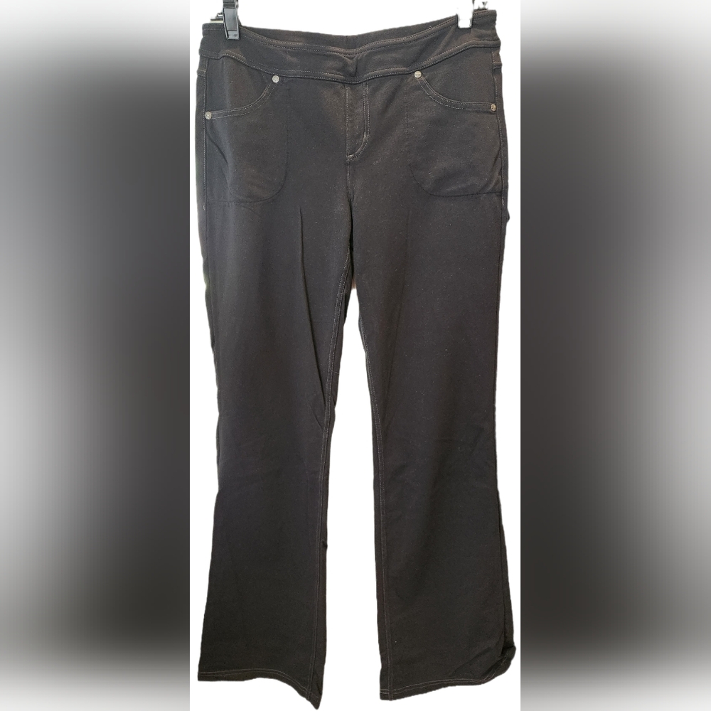Athleta black flare leg stretch legging